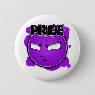 Seven Sins Faces - Pride 6 Cm Round Badge