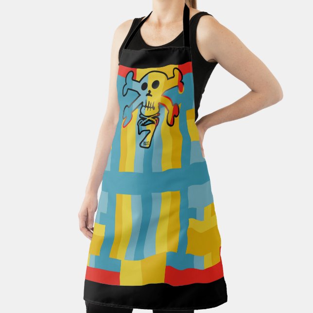 SEVEN SKULL BY MASANSER PIXELAT APRON (Insitu)