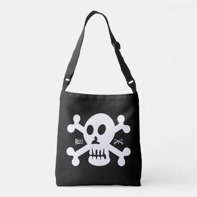 SEVEN SKULL BY MASANSER PIXELAT CROSSBODY BAG (Back)