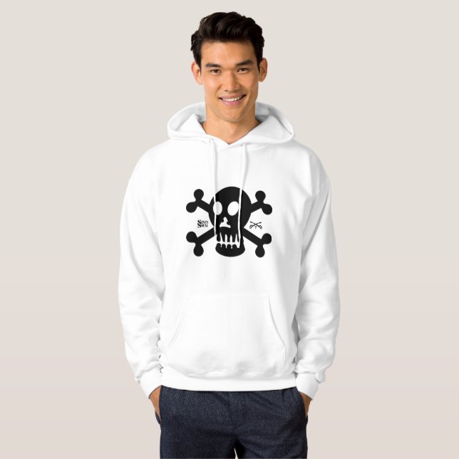 SEVEN SKULL BY MASANSER PIXELAT HOODIE (Front Full)