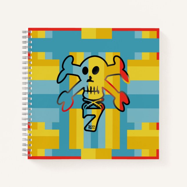 SEVEN SKULL BY MASANSER PIXELAT NOTEBOOK (Front)