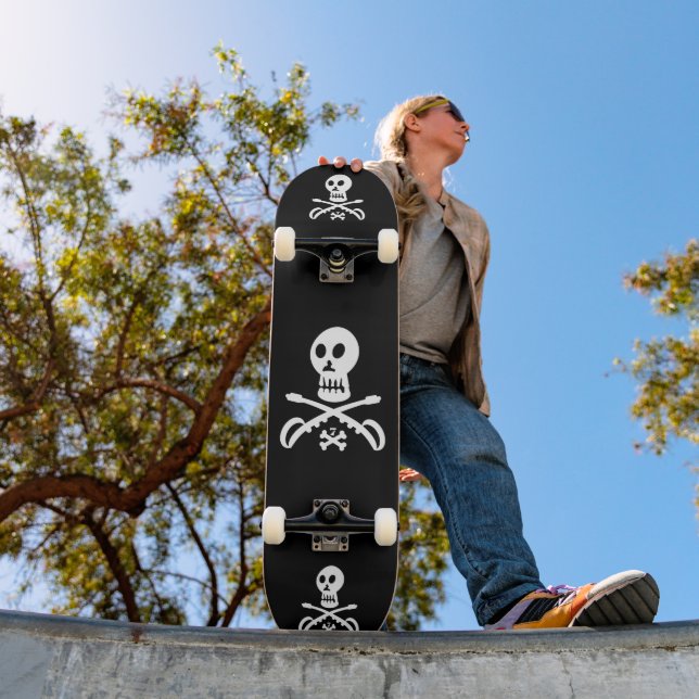 SEVEN SKULL BY MASANSER PIXELAT SKATEBOARD (Outdoor 1)
