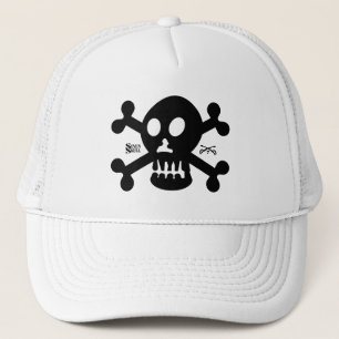 SEVEN SKULL BY MASANSER PIXELAT TRUCKER HAT
