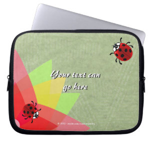 Seven-Spotted Ladybug Laptop Sleeve