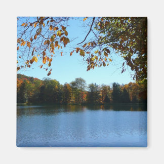 Seven Springs Fall Trees and Pond Magnet