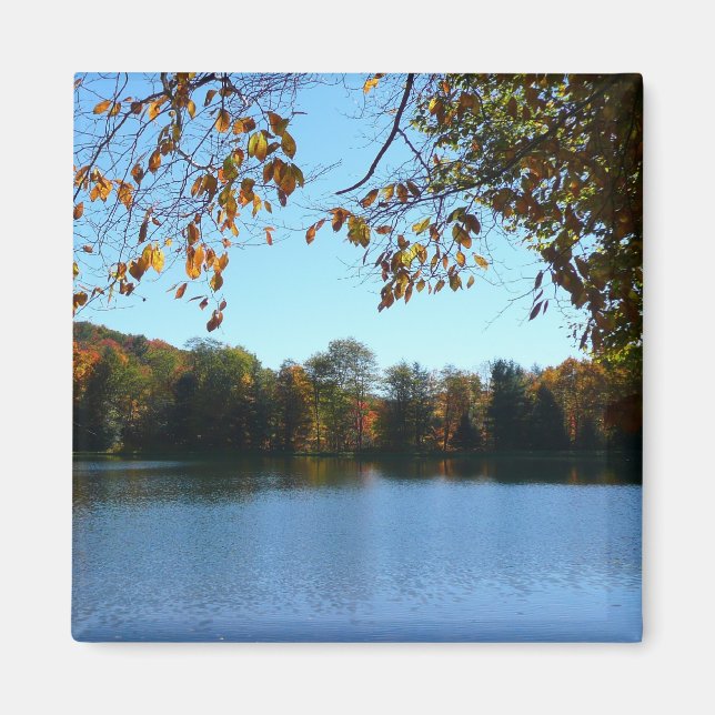 Seven Springs Fall Trees and Pond Magnet (Front)