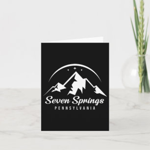 Seven Springs Pennsylvania Ski Resort Skiing Snowb Card