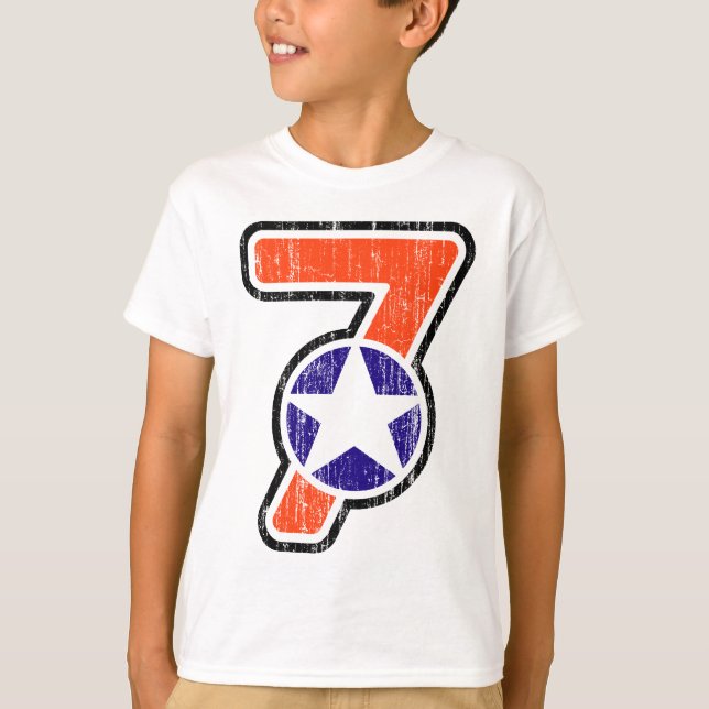 SEVEN STAR B (vintage) T-Shirt (Front)