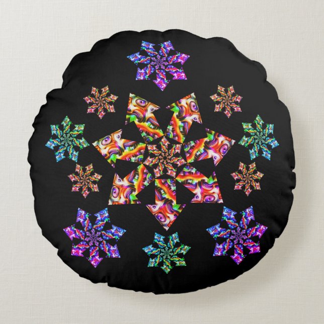 Seven Star Rev Round Cushion (Front)