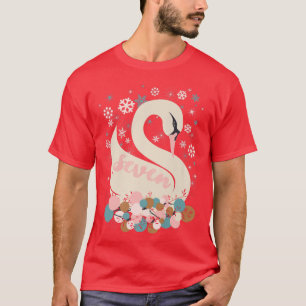 Seven Swans A Swimming 12 Days of Christmas Winter T-Shirt