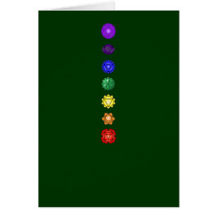 Seven vertical chakras