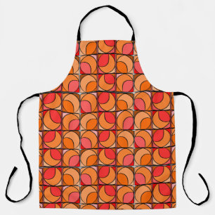 Sevenice orange printed deck apron