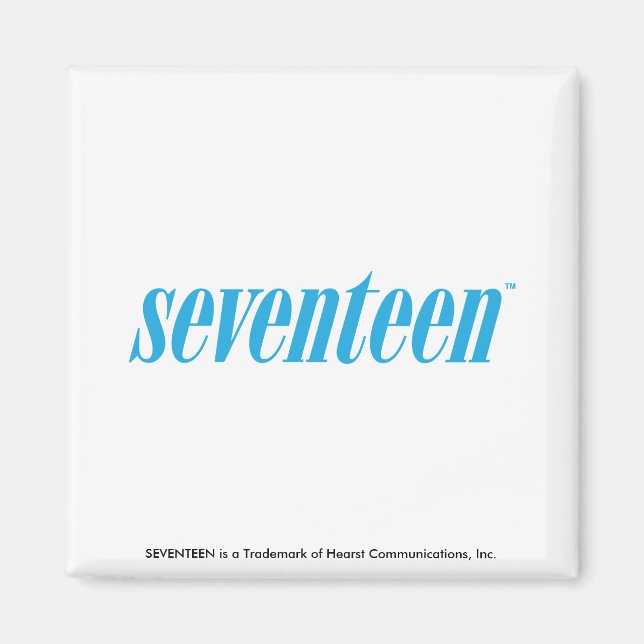 Seventeen Logo-Aqua Magnet (Front)