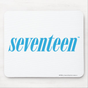Seventeen Logo-Aqua Mouse Pad