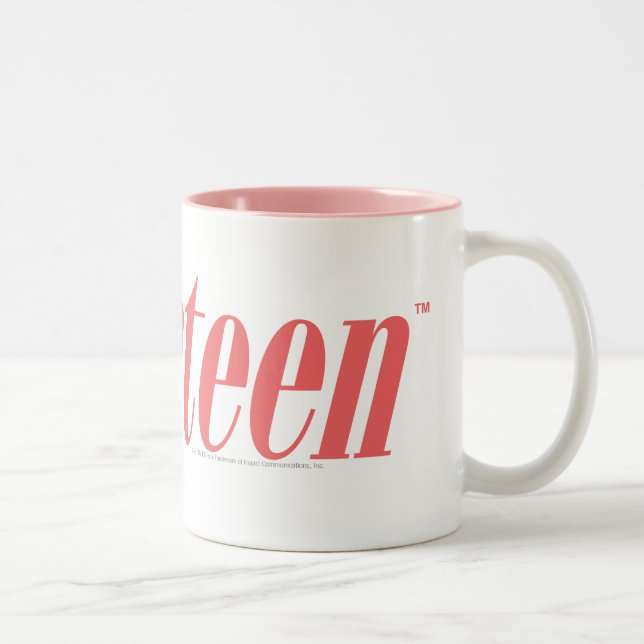 Seventeen Logo-LtPink Two-Tone Coffee Mug (Right)