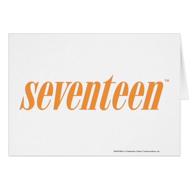 Seventeen Logo-Orange (Front Horizontal)