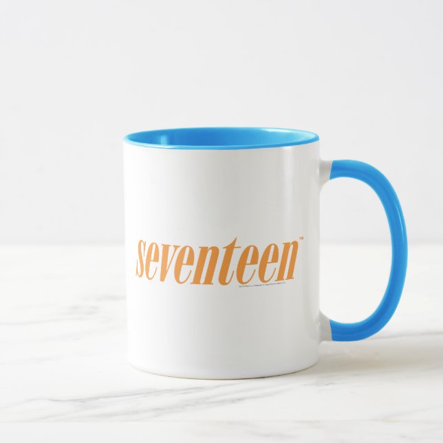 Seventeen Logo-Orange Mug (Right)