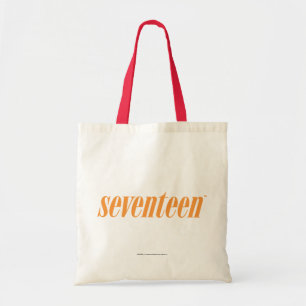 Seventeen Logo-Orange Tote Bag