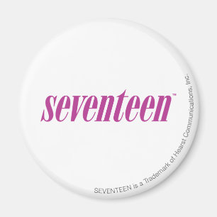 Seventeen Logo-Purple Magnet