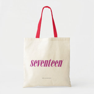 Seventeen  Logo-Purple Tote Bag