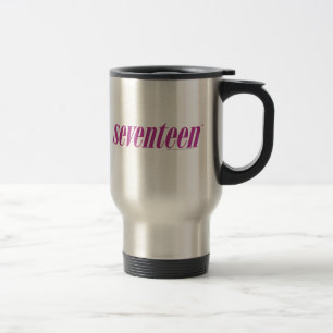 Seventeen  Logo-Purple Travel Mug
