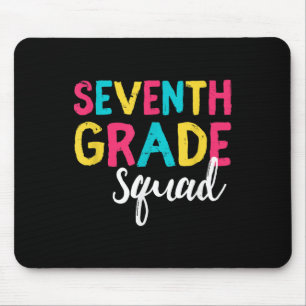 Seventh 7th Grade Squad Back To School Student Tea Mouse Pad