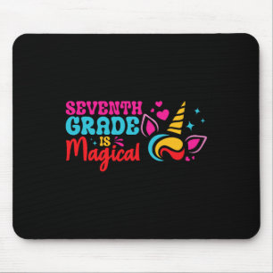 Seventh Grade Is Magical Unicorn Funny Back To Sch Mouse Pad