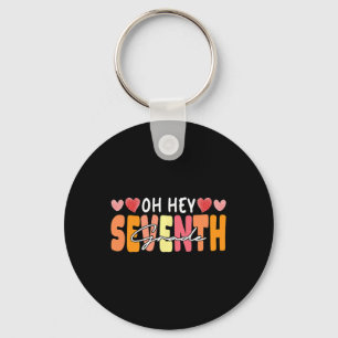Seventh Grade Kids Girl Back To School Students Te Key Ring