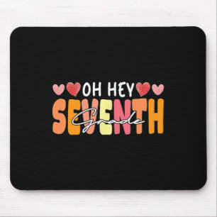Seventh Grade Kids Girl Back To School Students Te Mouse Pad