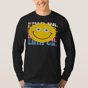 Seventh Grade Smile Groovy Back To School 7th Grad T-Shirt