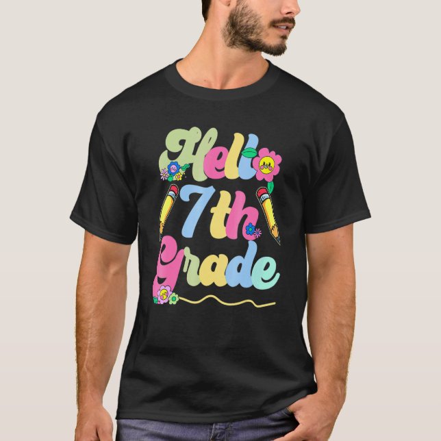 Seventh Grade Team 7th Grade Back To School Teache T-Shirt (Front)