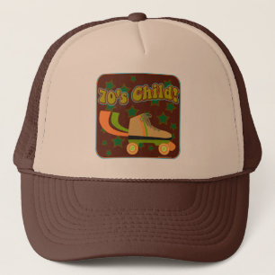 Seventies Child Funny Retro Nostalgia Design Trucker Hat