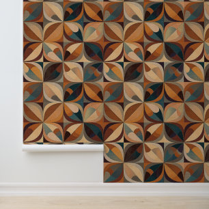 Seventies retro  pattern wallpaper