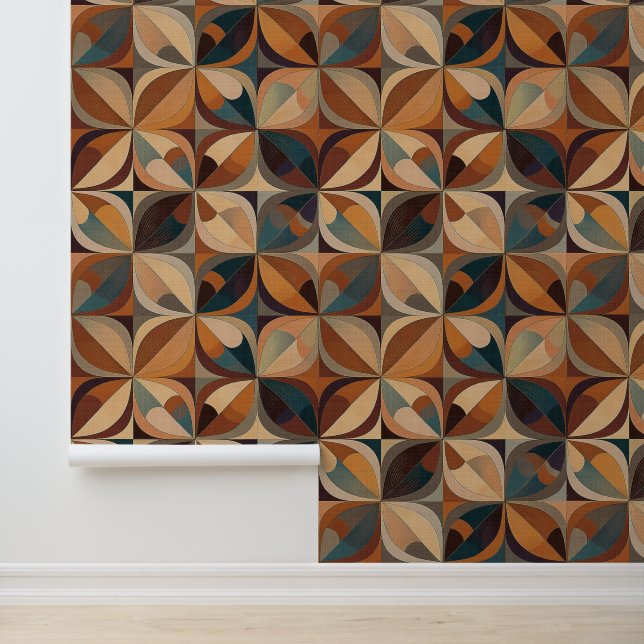 Seventies retro  pattern wallpaper (Application)