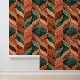 Seventies retro  pattern wallpaper