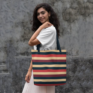 Seventies Stripes Tote Bag