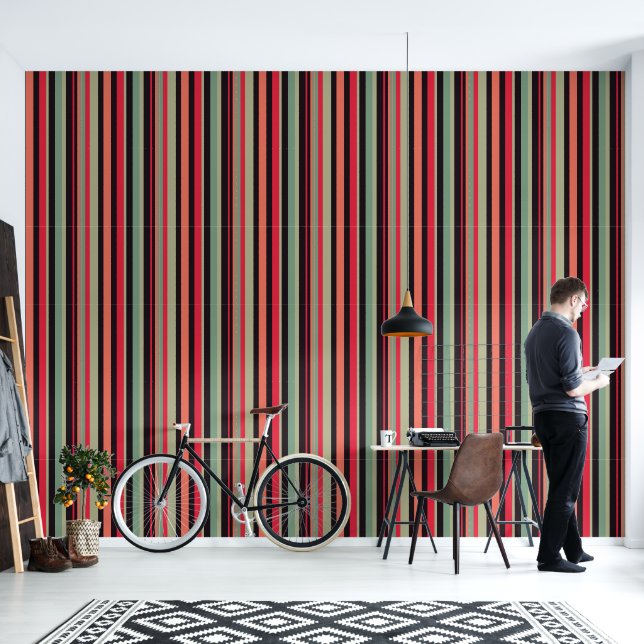 Seventies stripes wallpaper (Living Room)