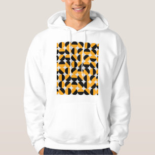 Seventies style, geometric half circles. hoodie