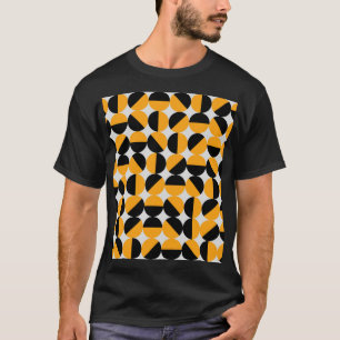 Seventies style, geometric half circles. T-Shirt