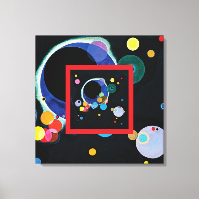 Several Circles by Wassily Kandinsky Canvas Print (Front)