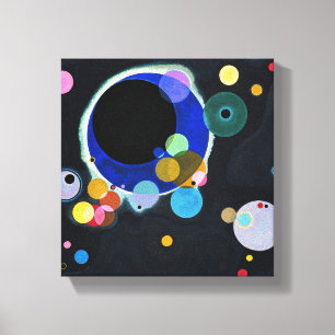 Several Circles Canvas Print