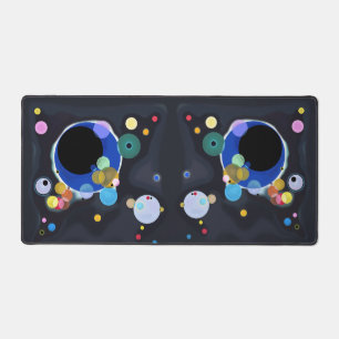 Several Circles, Vassily Kandinsky in digital Desk Mat