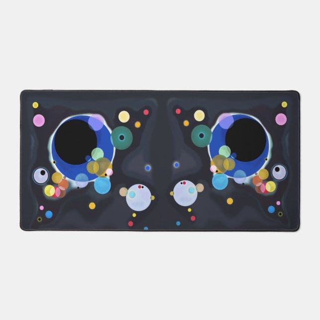 Several Circles, Vassily Kandinsky in digital Desk Mat (Front)