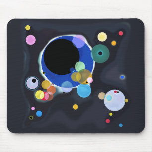 Several Circles, Vassily Kandinsky in digital Mouse Pad