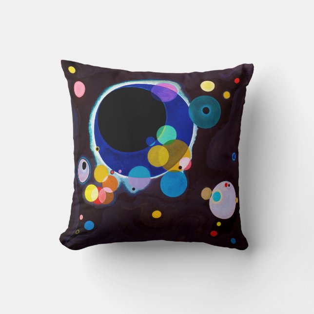 Several Circles, Wassily Kandinsky Cushion (Front)