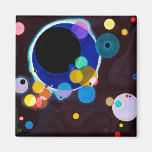 Several Circles, Wassily Kandinsky Magnet