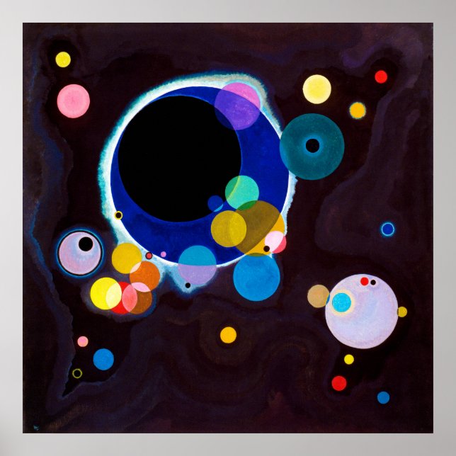 Several Circles, Wassily Kandinsky Poster (Front)