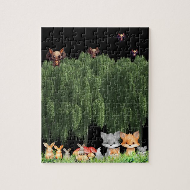 several different animals family Puzzle (Vertical)