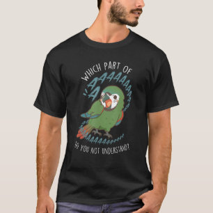 Severe Macaw Parrot Aaaa, Funny Cute Pet Mini Maca T-Shirt