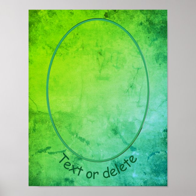 Severe Macaw Parrot Personalised Words Poster (Front)